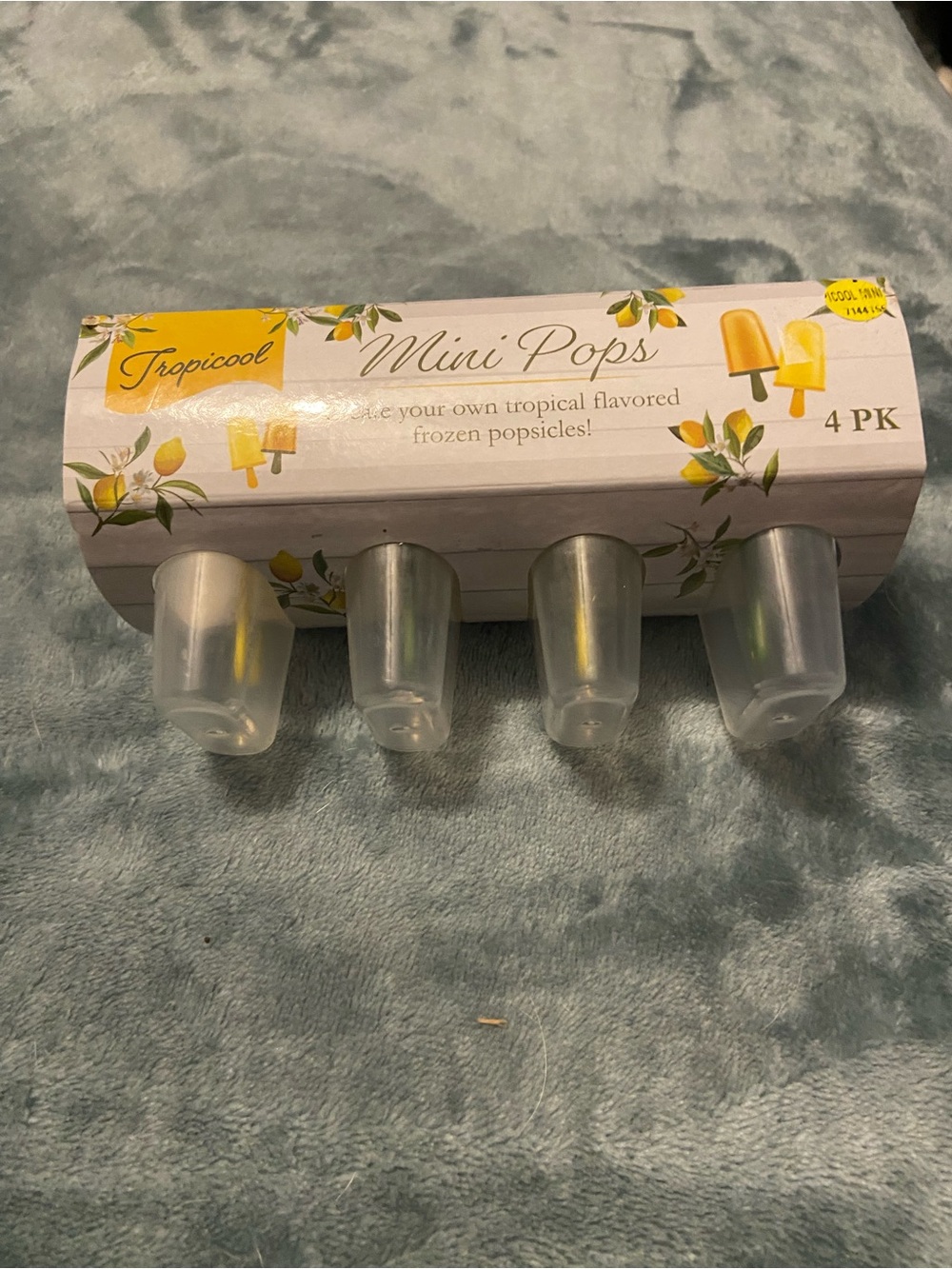 Mini Pops Popsicle Mold - Lemon Yellow (4-Pack)